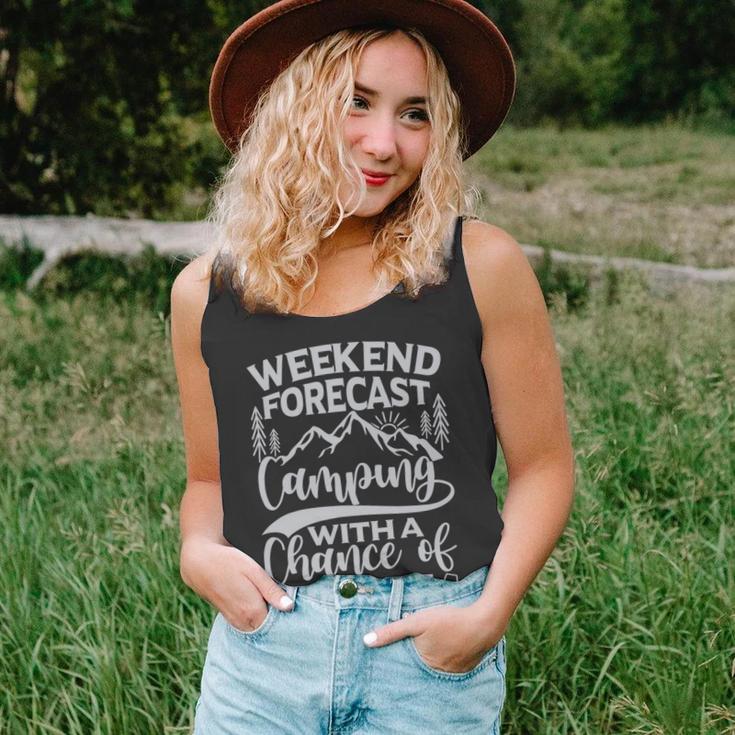 Weekend Forecast Mountain Camper 11 Shirt Unisex Tank Top