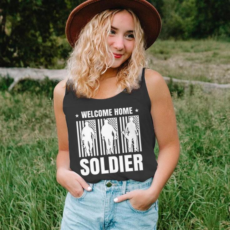 Welcome Home Soldier - Usa Warrior Hero Military Unisex Tank Top