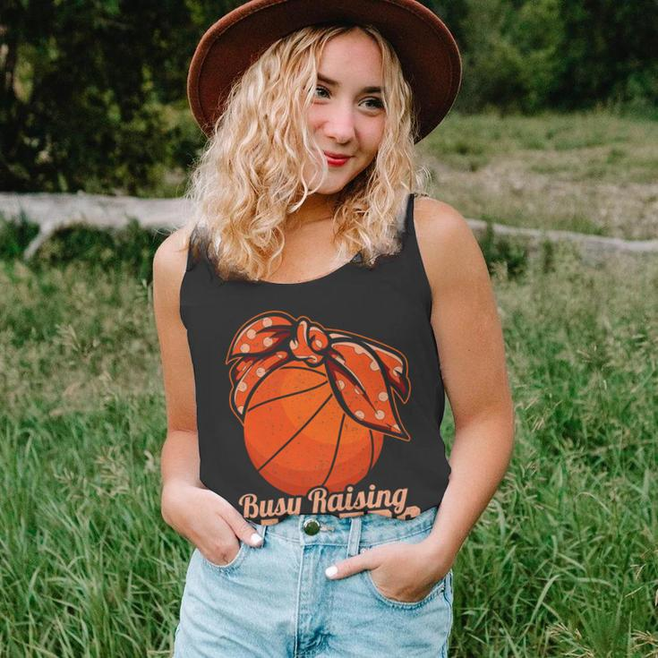 Womens Vintage Busy Raising Ballers Basketball Player Mother 92 Basketball Unisex Tank Top