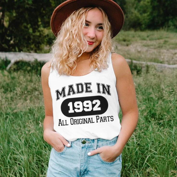1992 Birthday Made In 1992 All Original Parts Unisex Tank Top