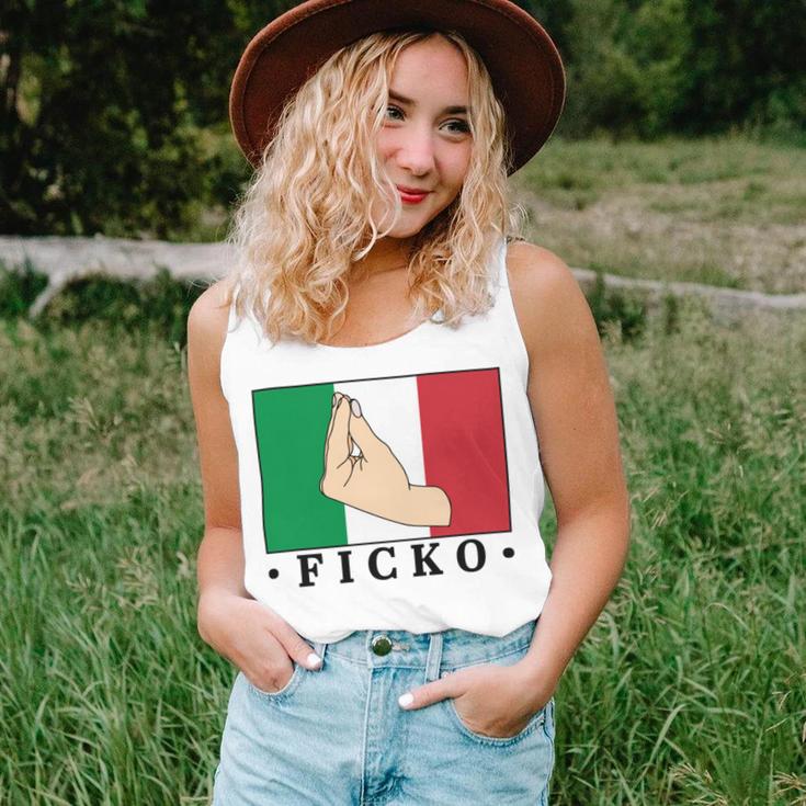 Ficko Italian Hand Sign Unisex Tank Top