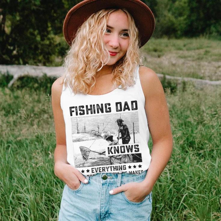 Fishing Dad Knows Everything Old Man Unisex Tank Top