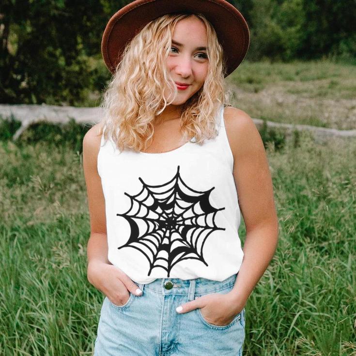 Halloween Spider Web Pattern Unisex Tank Top