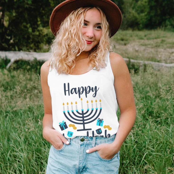 Happy Hanukkah Chanukah Pajama 893 Shirt Unisex Tank Top