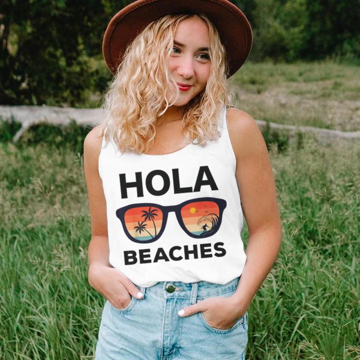 Hola Beaches Funny V2 Unisex Tank Top