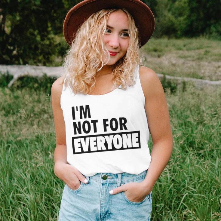 Im Not For Everyone Shirts For Women Funny Saying Sarcastic Novelty Letter Graphic Print Ca Unisex Tank Top