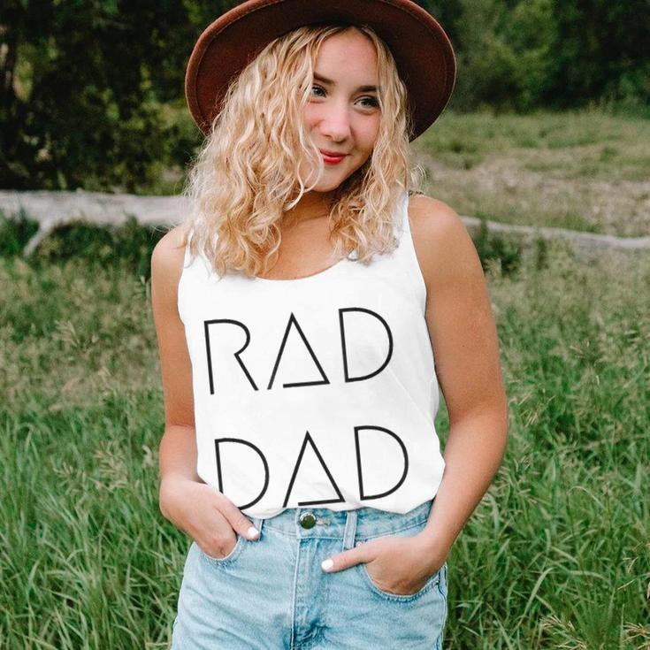 Rad Dad For A Gift To His Father On His Fathers Day Unisex Tank Top