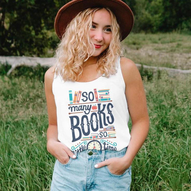 So Many Books So Little Time 230 Trending Shirt Unisex Tank Top