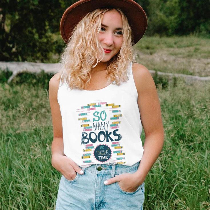 So Many Books So Little Time 358 Trending Shirt Unisex Tank Top