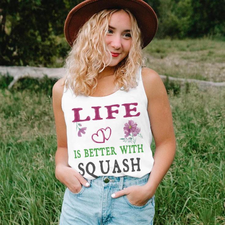 Squash Sport Lover Life Is Better With Squash Unisex Tank Top