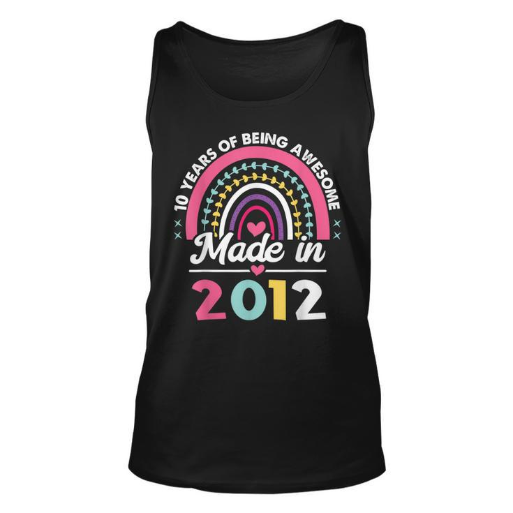 10 Years Old Gifts 10Th Birthday Born In 2012 Women Girls  Unisex Tank Top