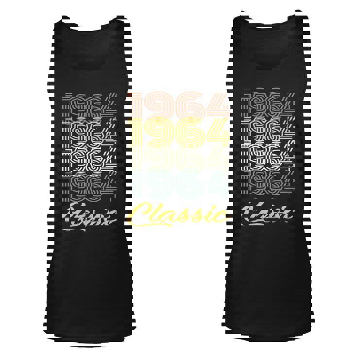1964 Classic Birthday Unisex Tank Top