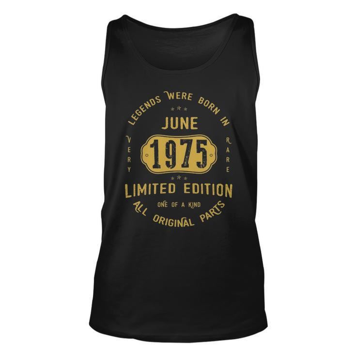 1975 June Birthday Gift   1975 June Limited Edition Unisex Tank Top