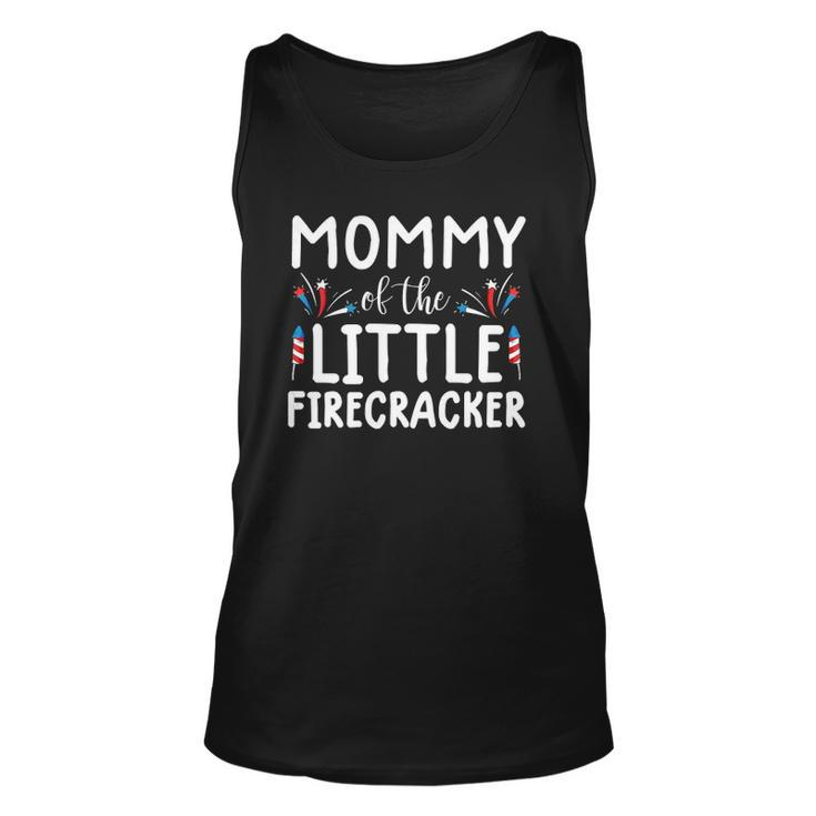 Womens 4Th Of July S For Women Mommy Of The Little Firecracker Tank Top