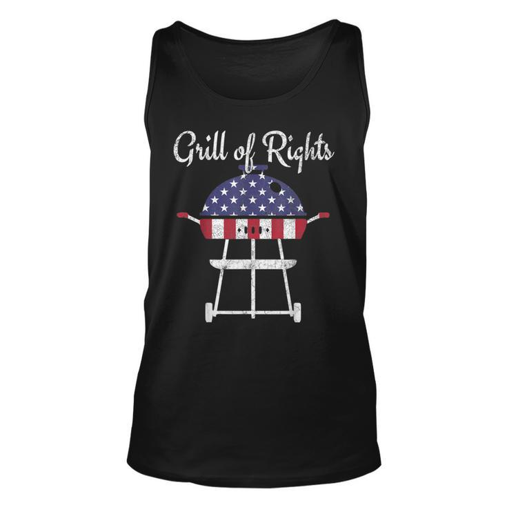 4Th Of July  For Dad Men Grandpa Grilling Grill Funny Unisex Tank Top