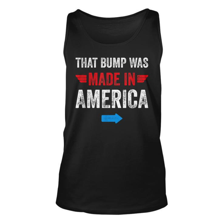 4Th Of July Pregnancy Announcement For Dad To Be  Unisex Tank Top