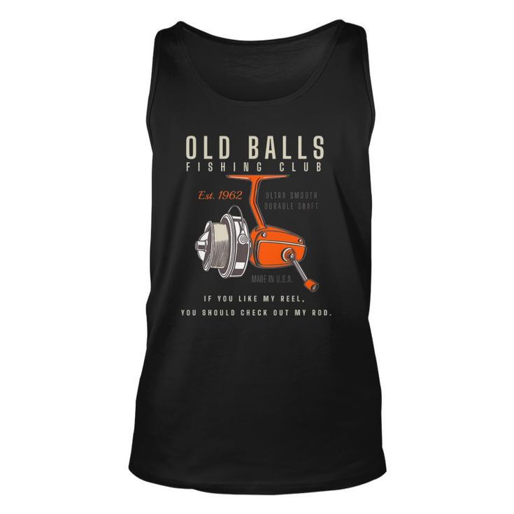 Mens 60Th Birthday Fishing Pun For Mens Over The Hill 60 Years Old Tank Top