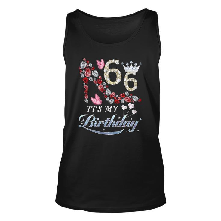 Womens 66 Years Old Its My 66Th Birthday Shoes For Women Tank Top