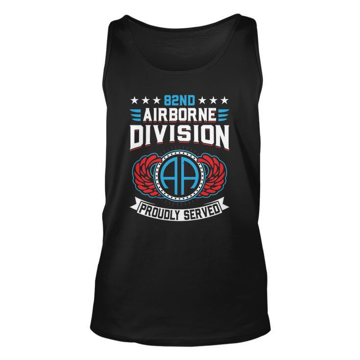82Nd Airborne Division Proudly Served 21399 United States Army Tank Top