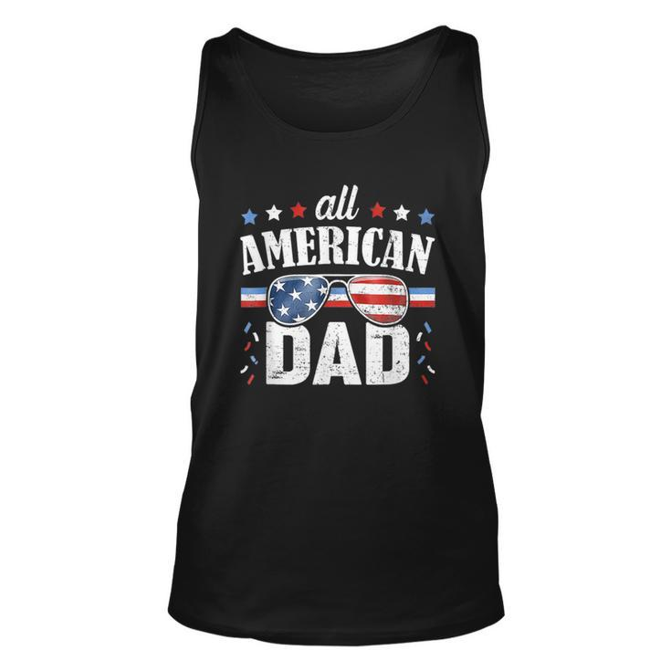 All American Dad 4Th Of July  Fathers Day  2022 Unisex Tank Top