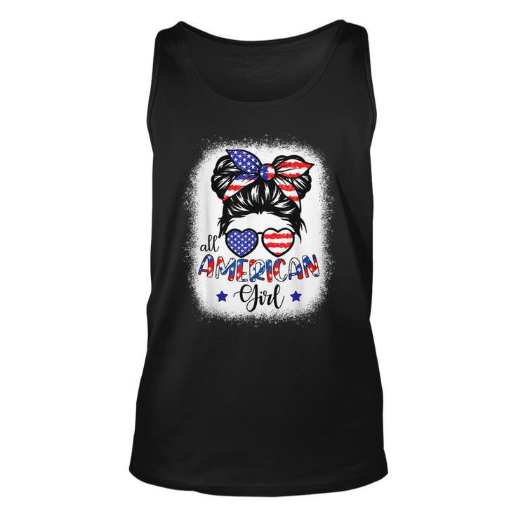 All American Girls 4Th Of July Bleached  Daughter Usa  Unisex Tank Top
