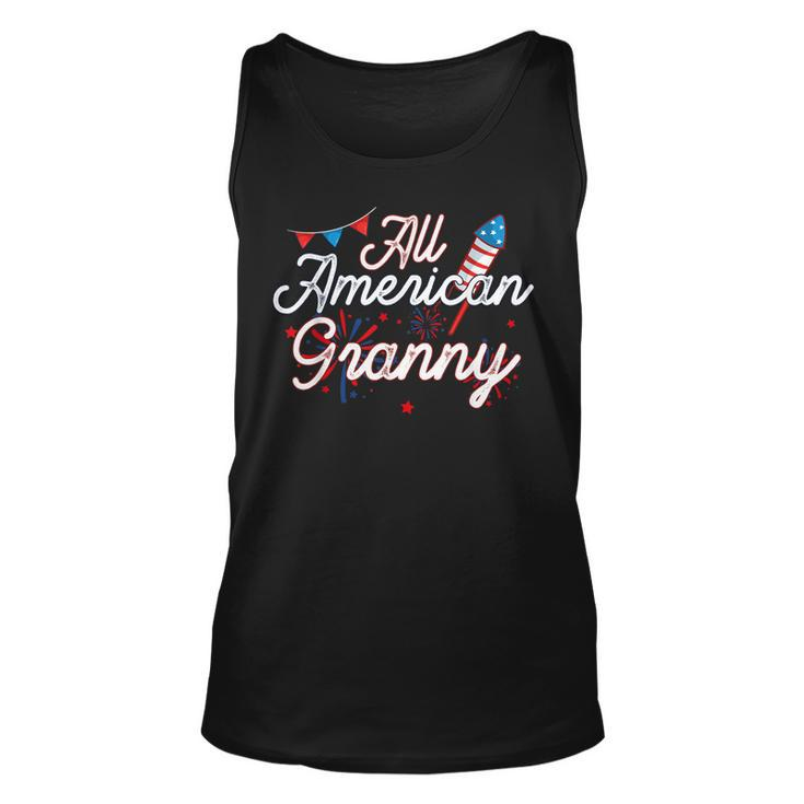 All American Granny 4Th Of July Family Matching Patriotic  Unisex Tank Top