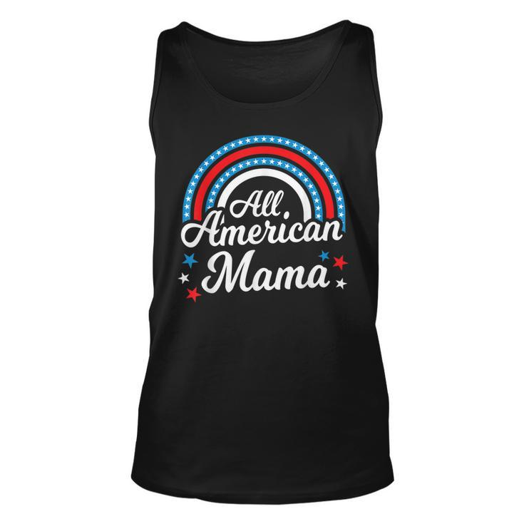 All American Mama- Funny 4Th Of July Family Matching  Unisex Tank Top