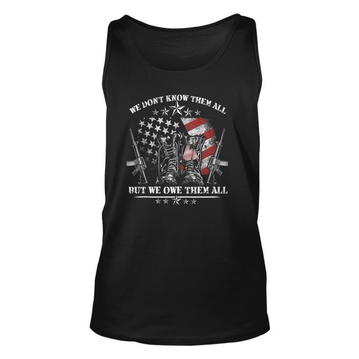 All Gave Some Some Gave All Veteran & Memorials Day  Unisex Tank Top