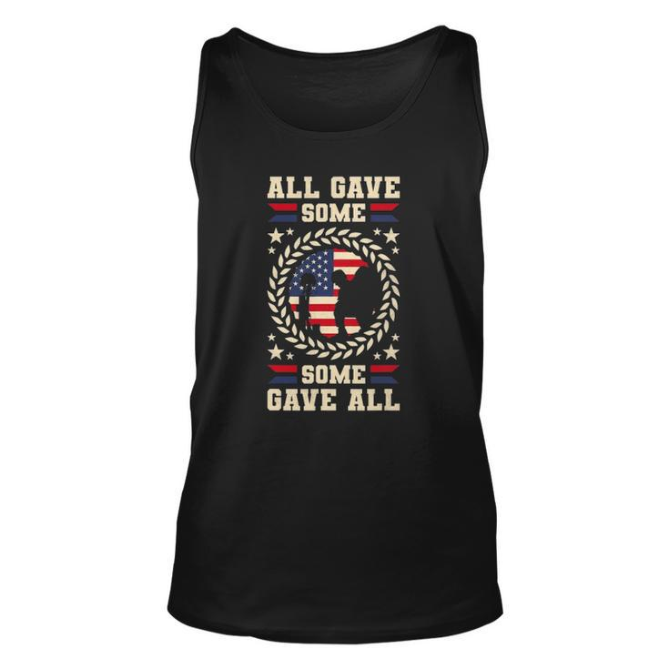 All Gave Some Some Gave All Veterans Day Unisex Tank Top