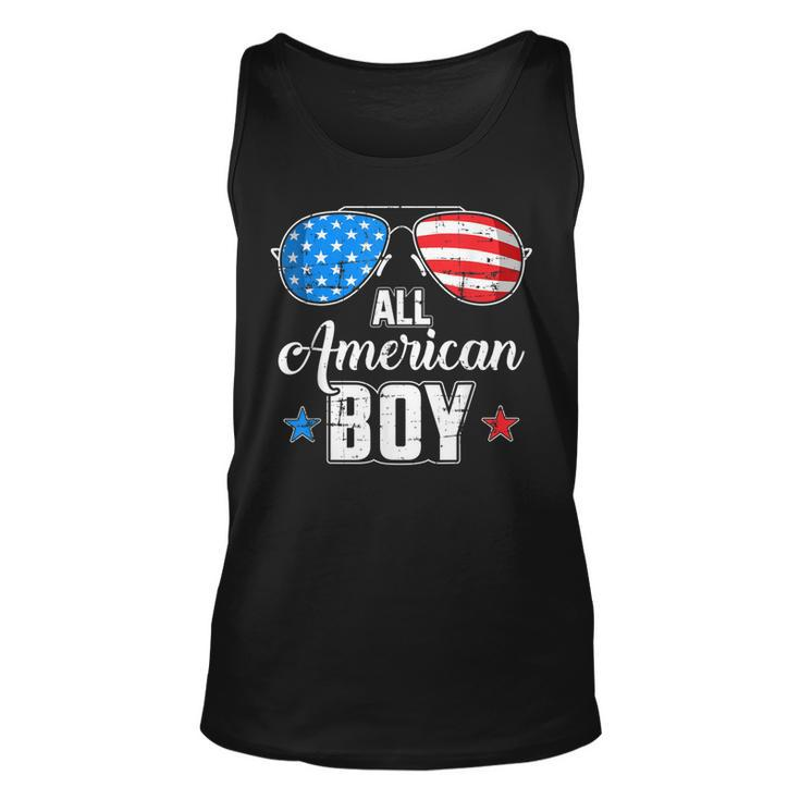 All American Boy Us Flag Sunglasses For Matching 4Th Of July Tank Top