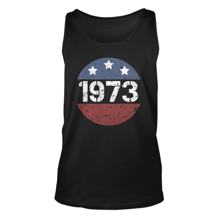 American Flag 1973 Protect Roe V Wade Feminism Pro Choice Unisex Tank Top