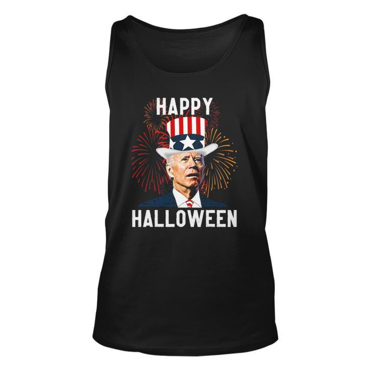 Anti Biden Joe Biden Happy Halloween For Fourth Of July Tank Top