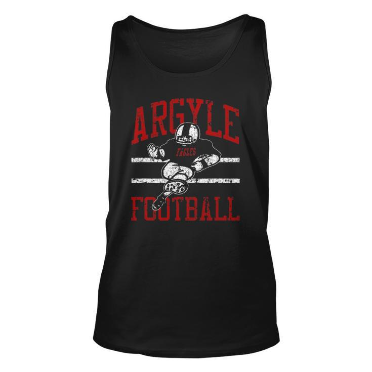 Argyle Eagles Fb Player Vintage Football Unisex Tank Top