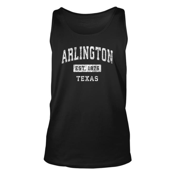 Arlington Texas Tx Vintage Established Sports Design Unisex Tank Top