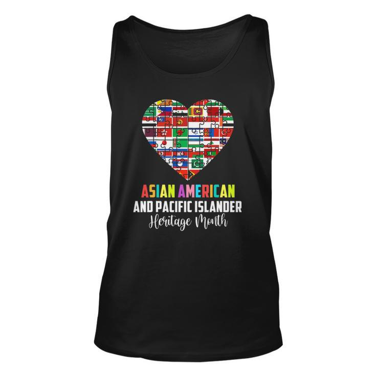 Asian American And Pacific Islander Heritage Month Heart Unisex Tank Top