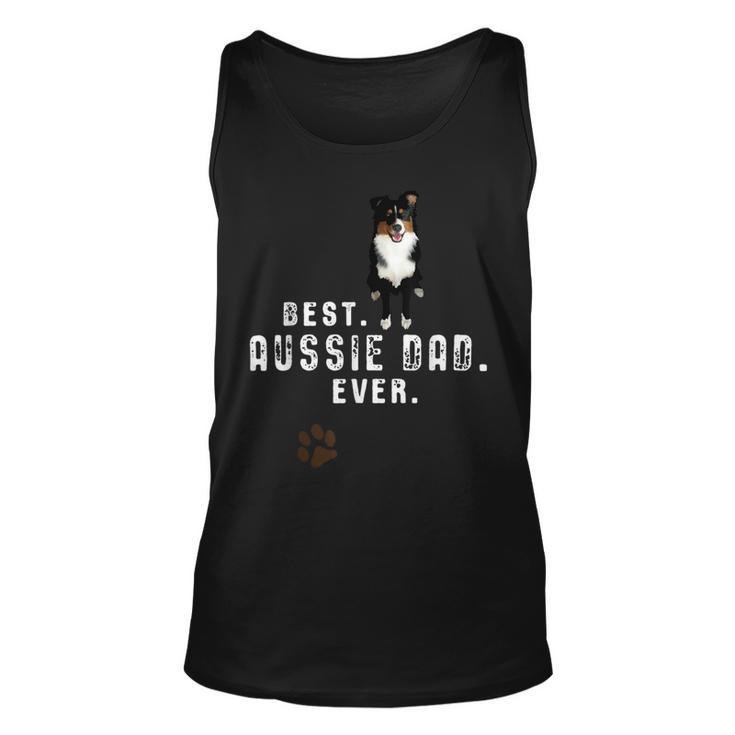 Australian Shepherd - Best Aussie Dad Ever Unisex Tank Top