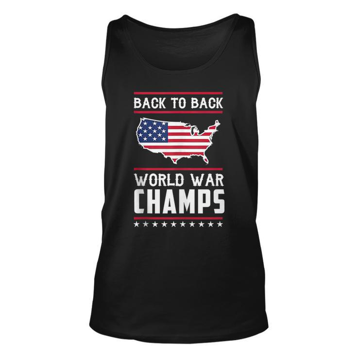 Back To Back Undefeated World War Champs   Unisex Tank Top