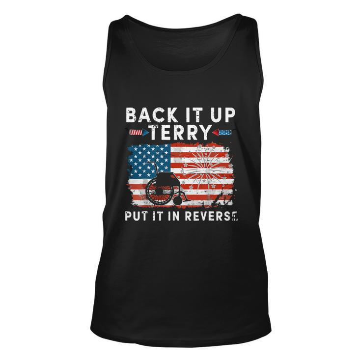 Back Up Terry Put It In Reverse Firework Funny 4Th Of July Independence Day  Unisex Tank Top