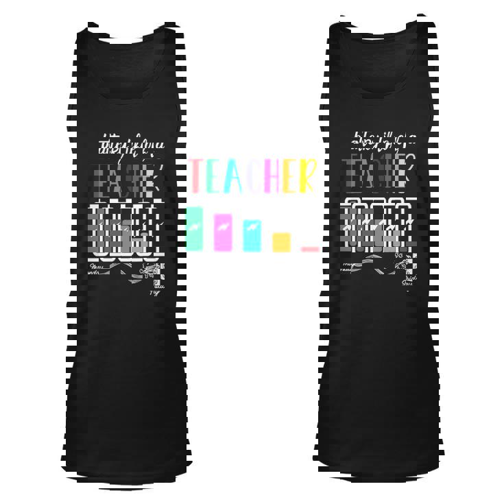 Battery Of Life A Teacher Thanksgiving Christmas Unisex Tank Top
