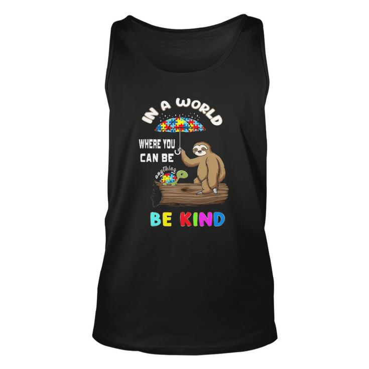 Be Kind Anti Bullying Unity Day Kindness Autism Teacher Unisex Tank Top