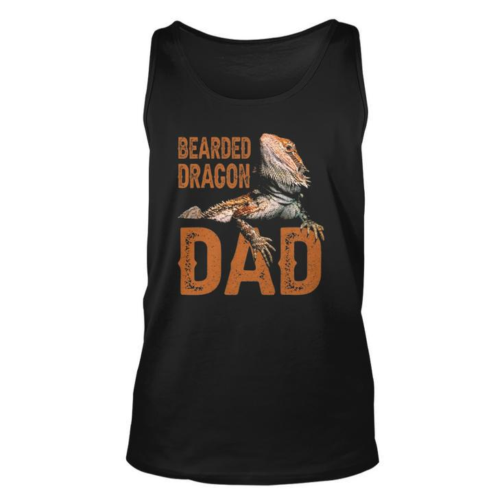 Bearded Dragon Dad - Bearded Dragon Papa Father Unisex Tank Top