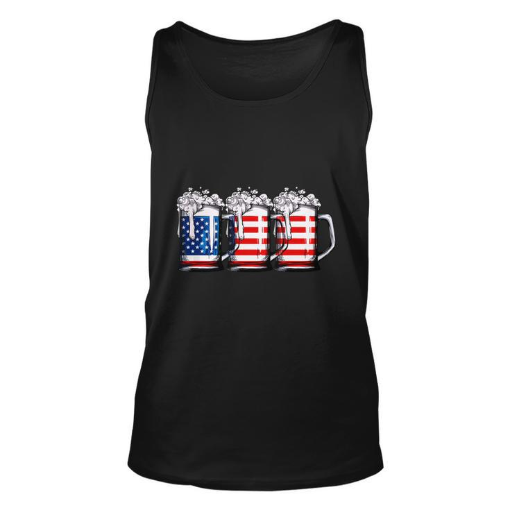 Beer American Flag 4Th Of July Independence Day  Unisex Tank Top