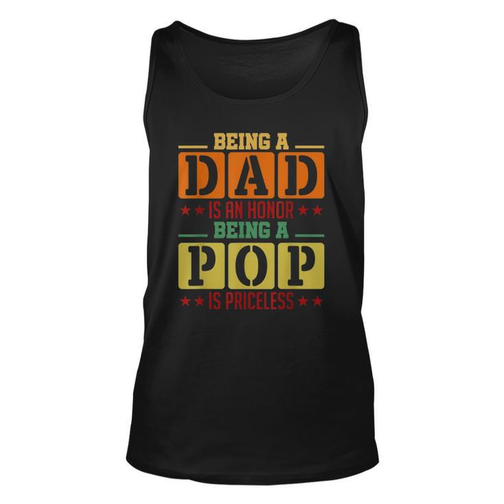 Being A Pop Is Priceless  Grandpa Gift Unisex Tank Top