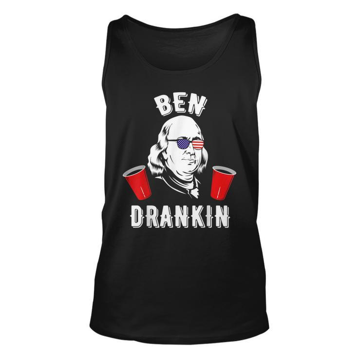 Ben Drankin Benjamin Sunglasses 4Th Of July Unisex Tank Top