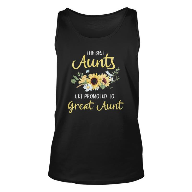 Womens The Best Aunts Get Promoted To Great Aunt New Great Aunt Tank Top
