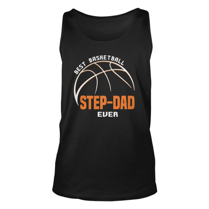 Best Basketball Step Dad Ever Fathers Day Unisex Tank Top
