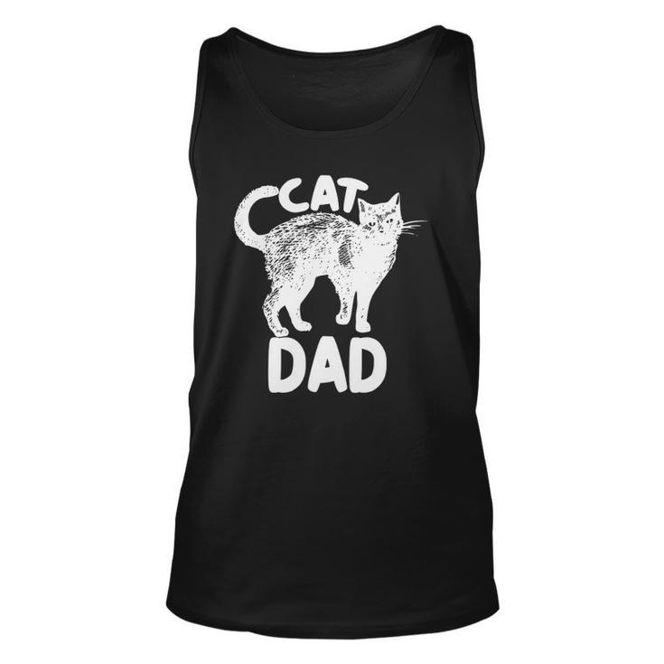 Best Cat Dad  Fathers Day Kitty Daddy Papa Christmas Unisex Tank Top