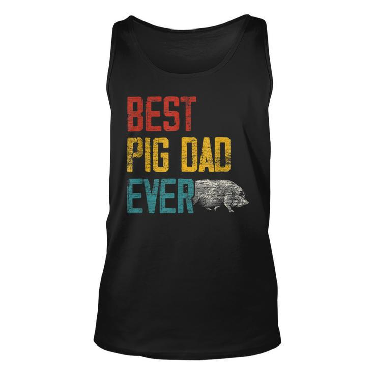 Best Dad Ever Pig Unisex Tank Top