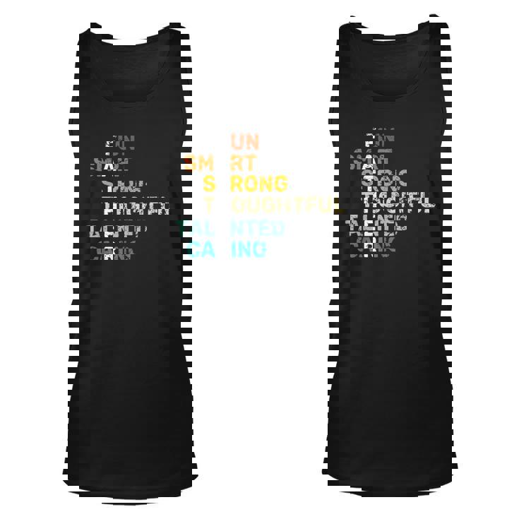 Best Dad From Daughter Funny Fathers Day Birthday From Son  Unisex Tank Top