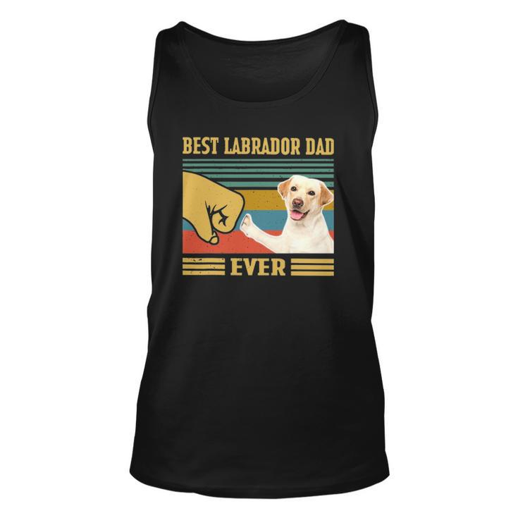 Best Labrador Dad Ever Vintage Fathers Day Christmas Unisex Tank Top